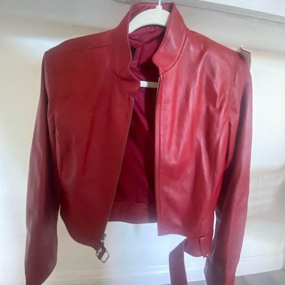 Vintage leather Be jacket - Picture 2 of 8
